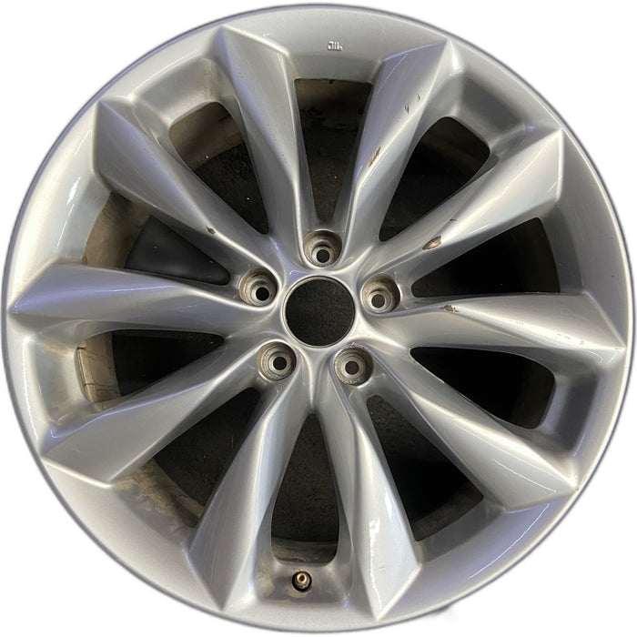 19" INFINITI QX50 19-22 19x7.5 , silver Original OEM Wheel Rim - Front View