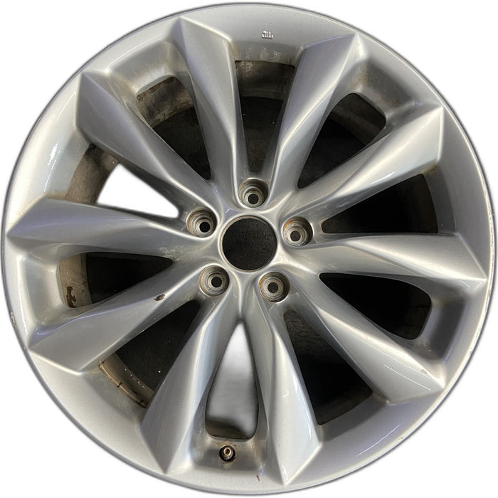 19" INFINITI QX50 19-22 19x7.5 , silver Original OEM Wheel Rim - Front View