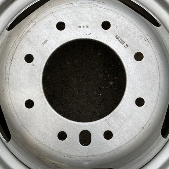 17" DODGE 3500 PICKUP 19-24 Chassis Cab, DRW, , steel Original OEM Wheel Rim - Angle View