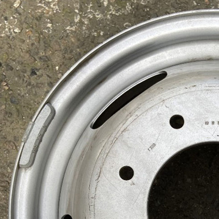17" DODGE 3500 PICKUP 19-24 Chassis Cab, DRW, , steel Original OEM Wheel Rim - Side Profile