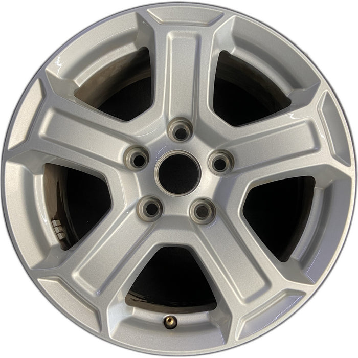 17" WRANGLER 18 VIN X , 17x7.5, , aluminum, straight spoke, w/recessed outer - Front View