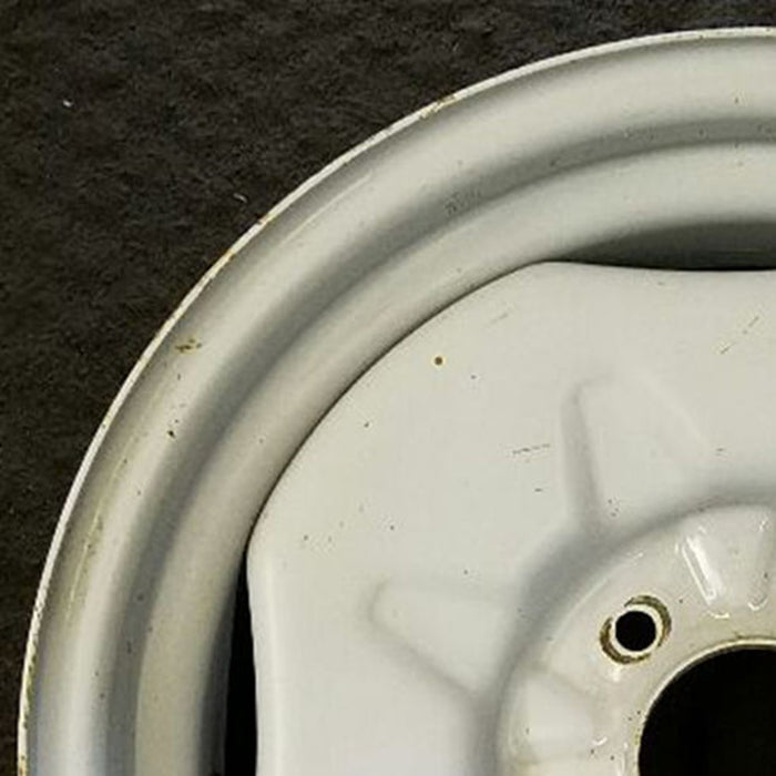 17" EXPEDITION 00 14mm lug , 17x7.5, steel, , 4 slots Original OEM Wheel Rim - Side Profile