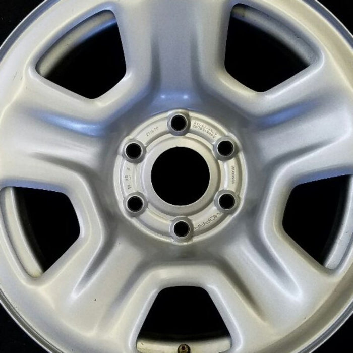18" DODGE 1500 PICKUP 19-21 , 18x7.5 , Original OEM Wheel Rim - Angle View