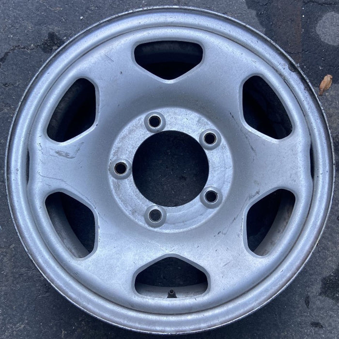15" SUNRUNNER 92-95 , steel, 6 slot Original OEM Wheel Rim - Front View