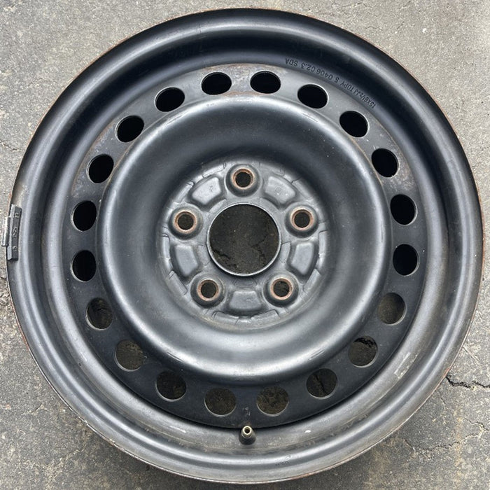 15" ACCORD 03-04 , 15x6.5, steel Original OEM Wheel Rim - Front View