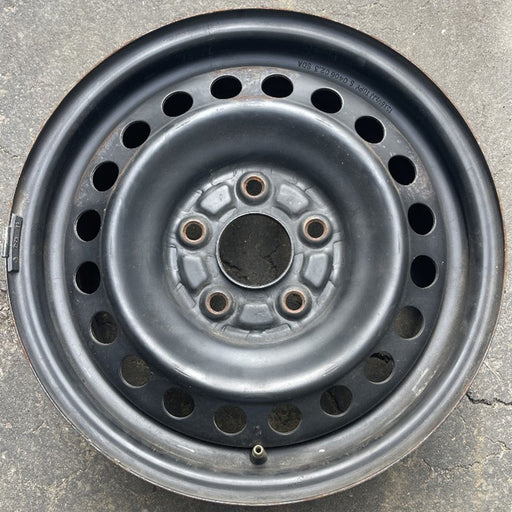 15" ACCORD 03-04 , 15x6.5, steel Original OEM Wheel Rim - Front View