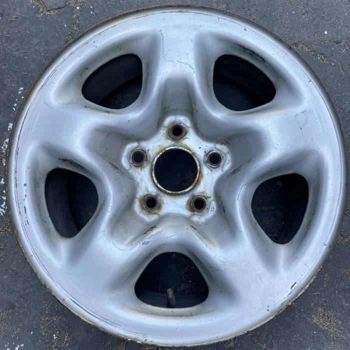 16" HIGHLANDER 01-02 , steel Original OEM Wheel Rim - Front View
