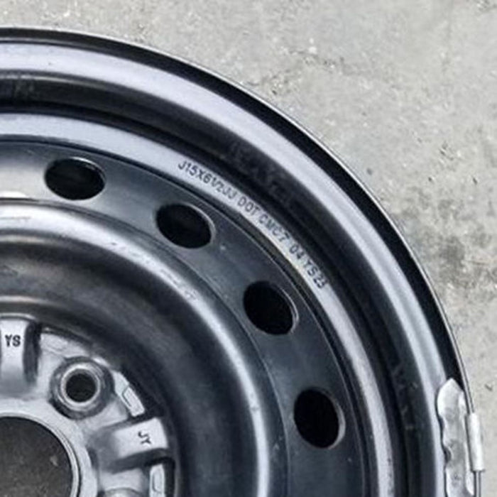 15" CAMRY 02-06 15x6.5, steel Original OEM Wheel Rim - Close-Up Detail