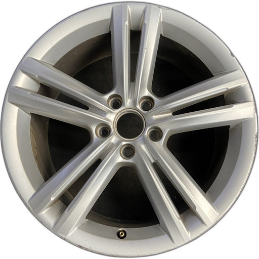 18" PASSAT 12-15 18x8 , 5 double spoke Original OEM Wheel Rim - Front View