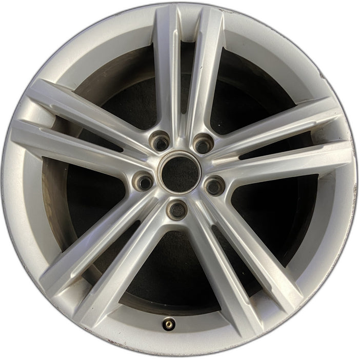 18" PASSAT 12-15 18x8 , 5 double spoke Original OEM Wheel Rim - Front View