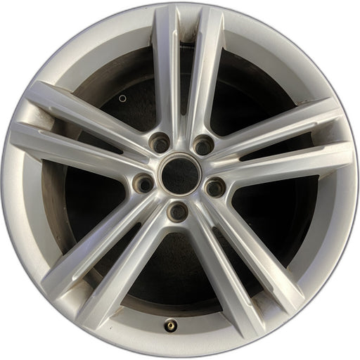 18" PASSAT 12-15 18x8 , 5 double spoke Original OEM Wheel Rim - Front View