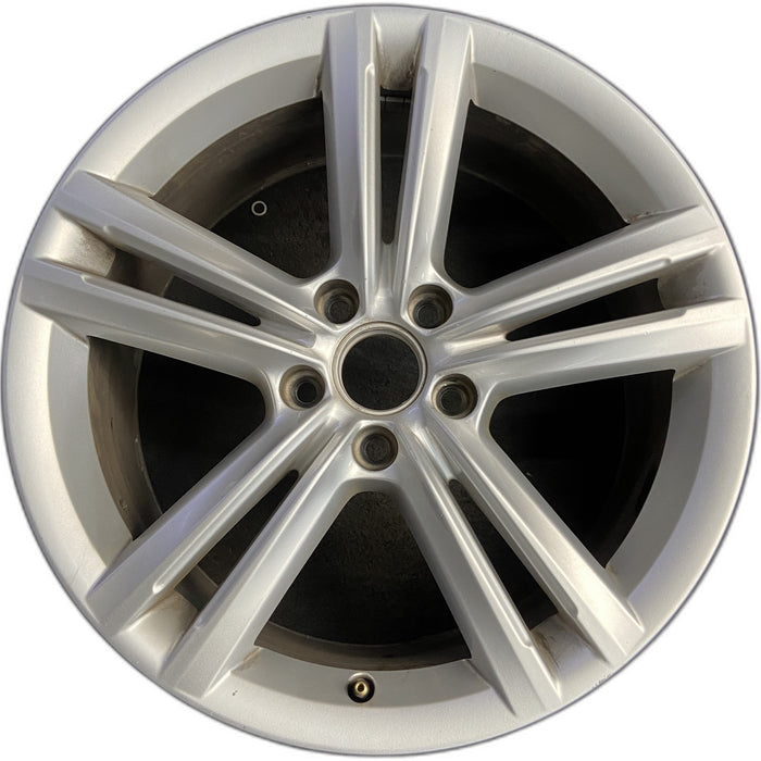 18" PASSAT 12-15 18x8 , 5 double spoke Original OEM Wheel Rim - Front View