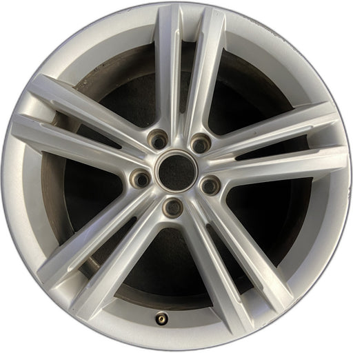 18" PASSAT 12-15 18x8 , 5 double spoke Original OEM Wheel Rim - Front View