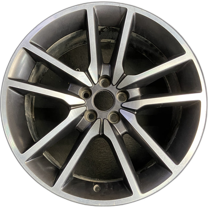 20" CHALLENGER 20 20x8 , , V spoke Original OEM Wheel Rim - Front View