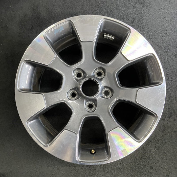 18" WRANGLER 18 VIN X , 18x7.5, 7 spoke, Original OEM Wheel Rim - Front View