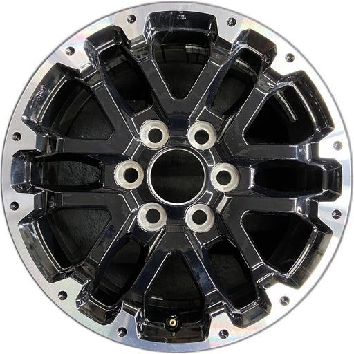 18" SEQUOIA 23-24 18x7.5, 6 double spoke, black Original OEM Wheel Rim - Front View