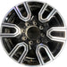 20" SIERRA 2500 PICKUP 20 20x8.5, 12 spoke , black Original OEM Wheel Rim - Front View