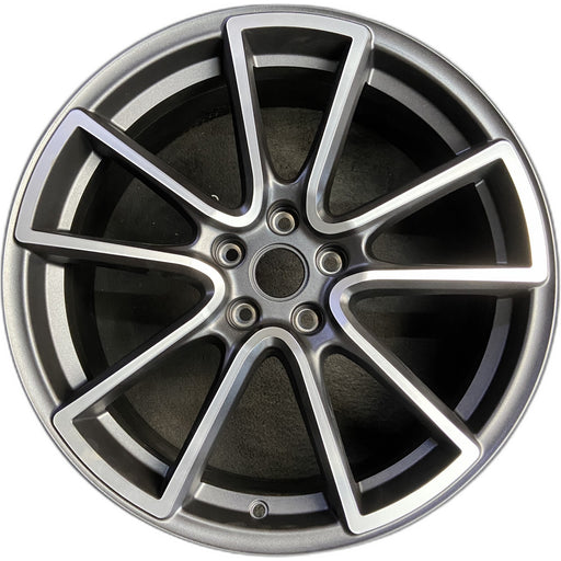 20" PALISADE 20-22 20x7.5 , 10 straight spokes Original OEM Wheel Rim - Front View
