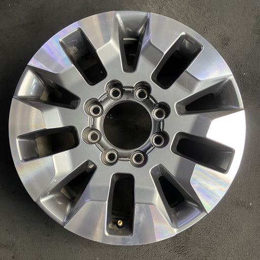 20" SILVERADO 2500 PICKUP 21-23 20x8.5, 10 spoke, machined gray Original OEM - Additional View