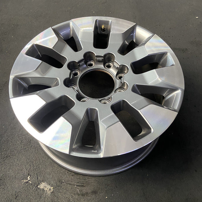 20" SILVERADO 2500 PICKUP 21-23 20x8.5, 10 spoke, machined gray Original OEM - View 8