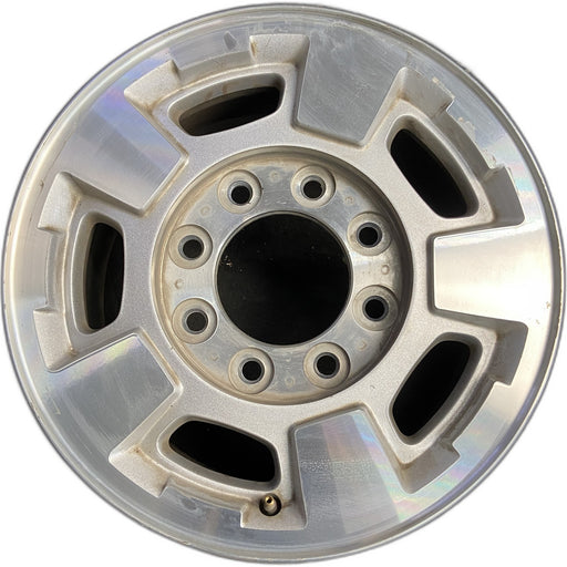 17" SIERRA 2500 PICKUP 11-13 17x7.5, aluminum Original OEM Wheel Rim - Front View