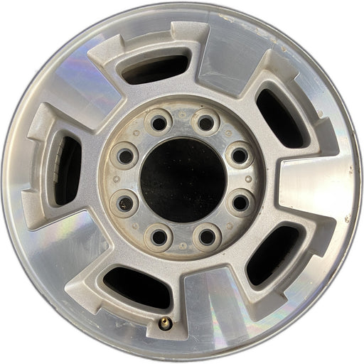 17" SIERRA 2500 PICKUP 11-13 17x7.5, aluminum Original OEM Wheel Rim - Front View