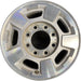 17" SIERRA 2500 PICKUP 11-13 17x7.5, aluminum Original OEM Wheel Rim - Front View