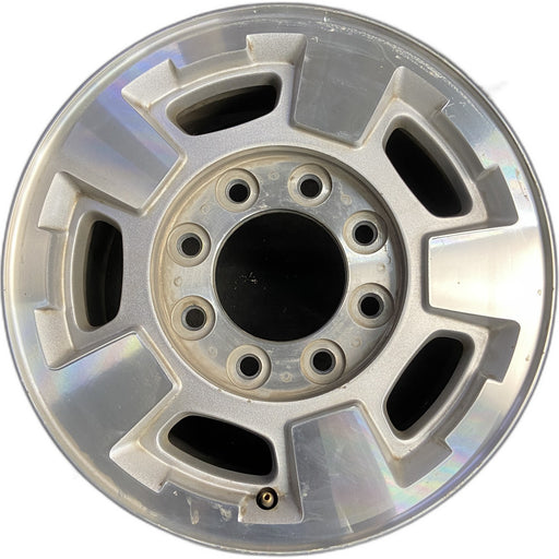 17" SIERRA 2500 PICKUP 11-13 17x7.5, aluminum Original OEM Wheel Rim - Front View
