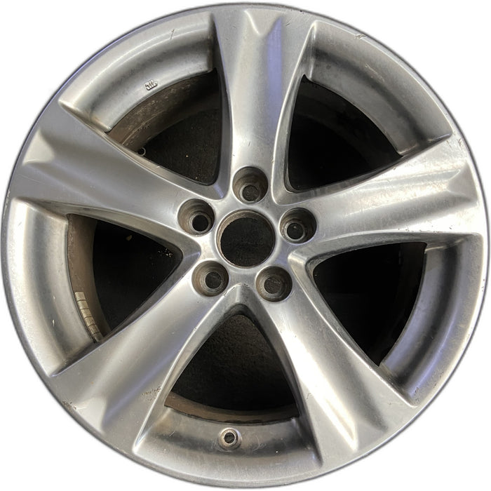 18" LEXUS IS250 11 18x8.5 , 5 spoke, grooved Original OEM Wheel Rim - Front View