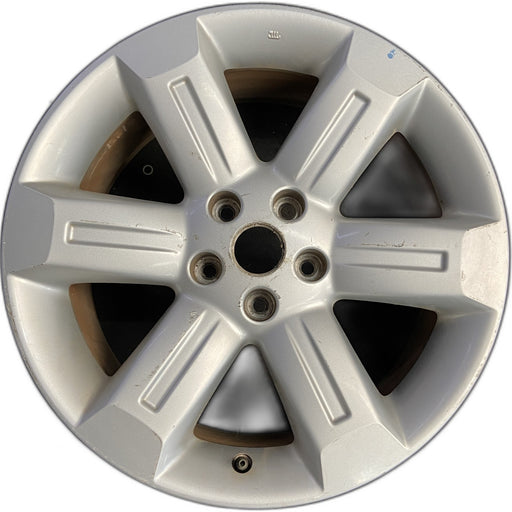 18" MURANO 06 18x7.5 , 6 spoke, creased spoke, finish Original OEM Wheel Rim - Front View