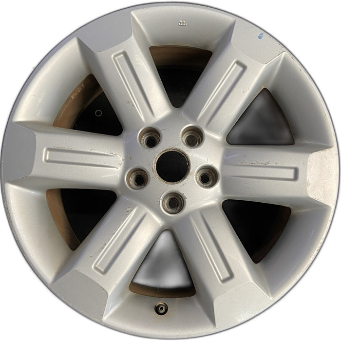 18" MURANO 06 18x7.5 , 6 spoke, creased spoke, finish Original OEM Wheel Rim - Front View
