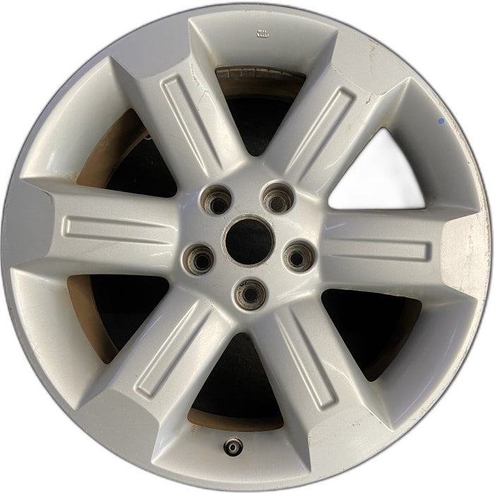 18" MURANO 06 18x7.5 , 6 spoke, creased spoke, finish Original OEM Wheel Rim - Front View