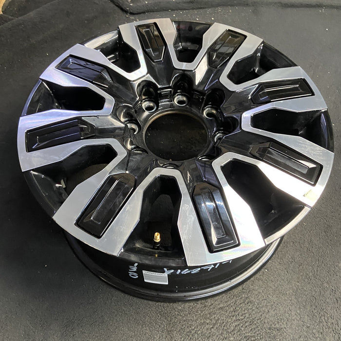 20" SIERRA 2500 PICKUP 24 20x8.5, 8 spoke, raised spoke , black inserts - View 7