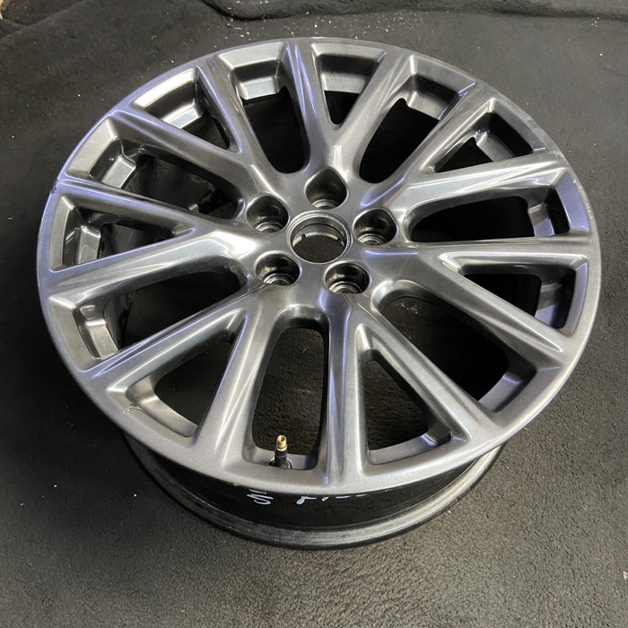 20" XT4 19-20 20x8.5, 7 Y spoke, black metallic Original OEM Wheel Rim - View 7