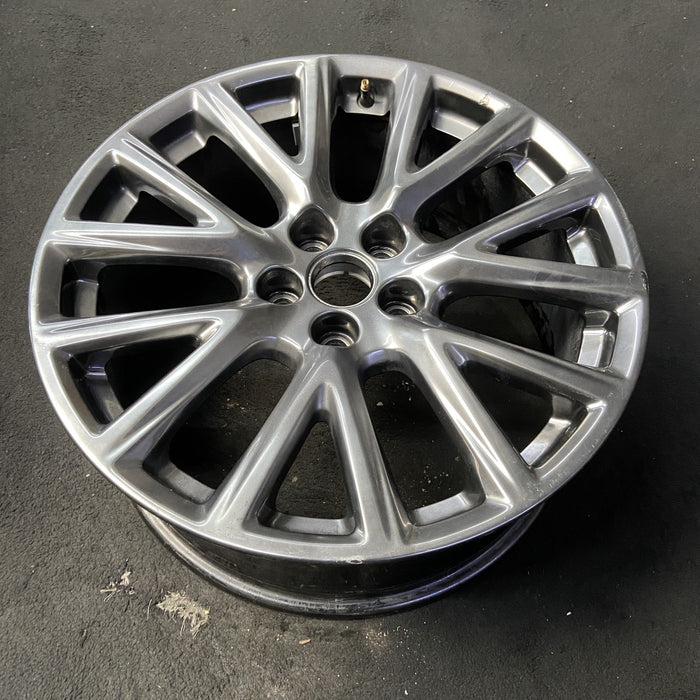 20" XT4 19-20 20x8.5, 7 Y spoke, black metallic Original OEM Wheel Rim - View 8