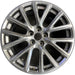 20" XT4 19-20 20x8.5, 7 Y spoke, black metallic Original OEM Wheel Rim - Front View