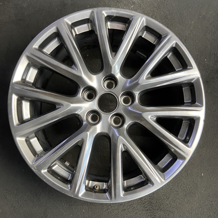 20" XT4 19-20 20x8.5, 7 Y spoke, black metallic Original OEM Wheel Rim - Additional View