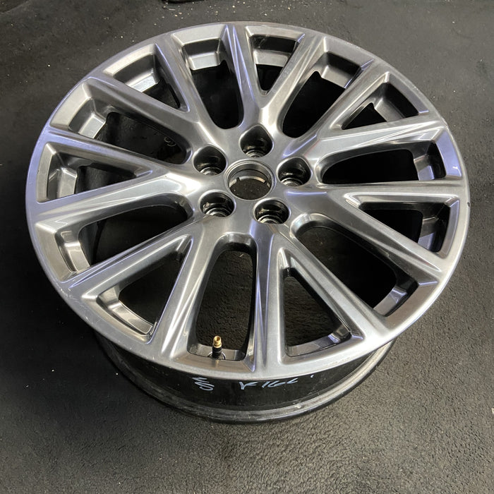 20" XT4 19-20 20x8.5, 7 Y spoke, black metallic Original OEM Wheel Rim - View 7