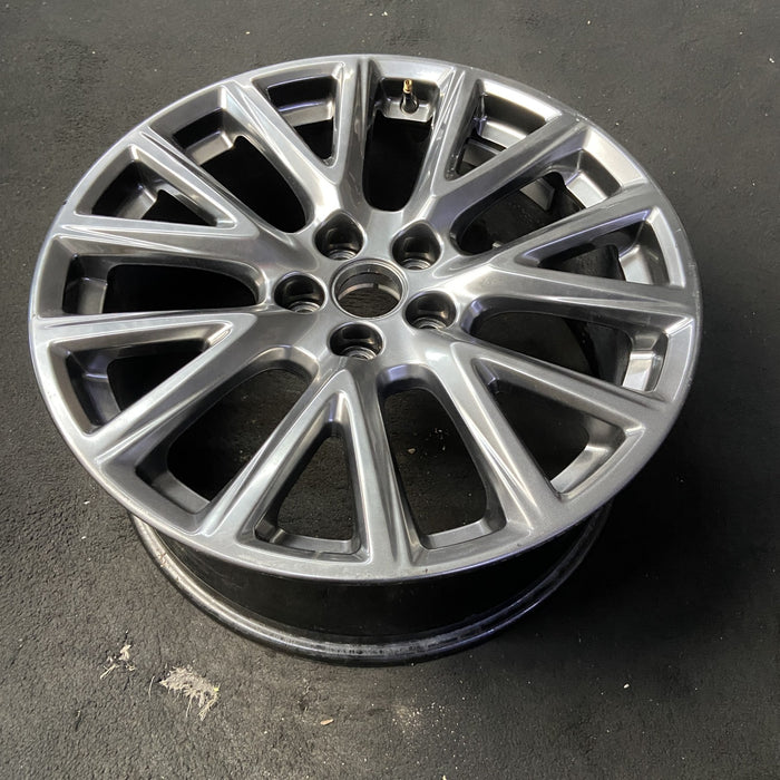 20" XT4 19-20 20x8.5, 7 Y spoke, black metallic Original OEM Wheel Rim - View 8