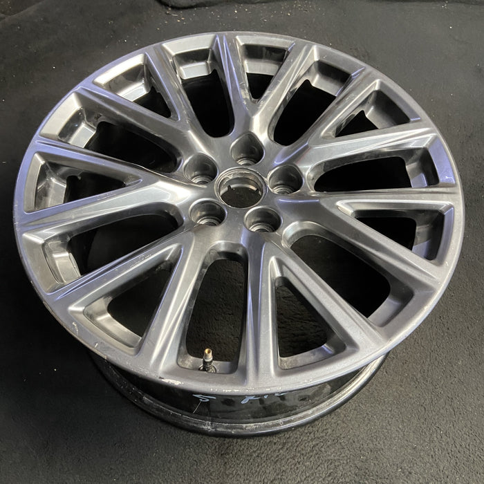 20" XT4 19-20 20x8.5, 7 Y spoke, black metallic Original OEM Wheel Rim - View 7