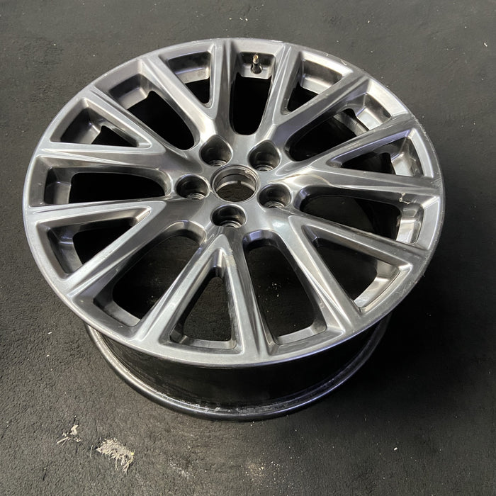 20" XT4 19-20 20x8.5, 7 Y spoke, black metallic Original OEM Wheel Rim - View 8