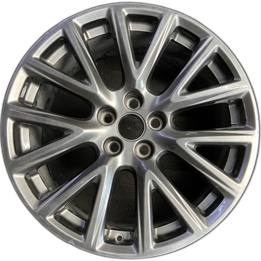 20" XT4 19-20 20x8.5, 7 Y spoke, black metallic Original OEM Wheel Rim - Front View