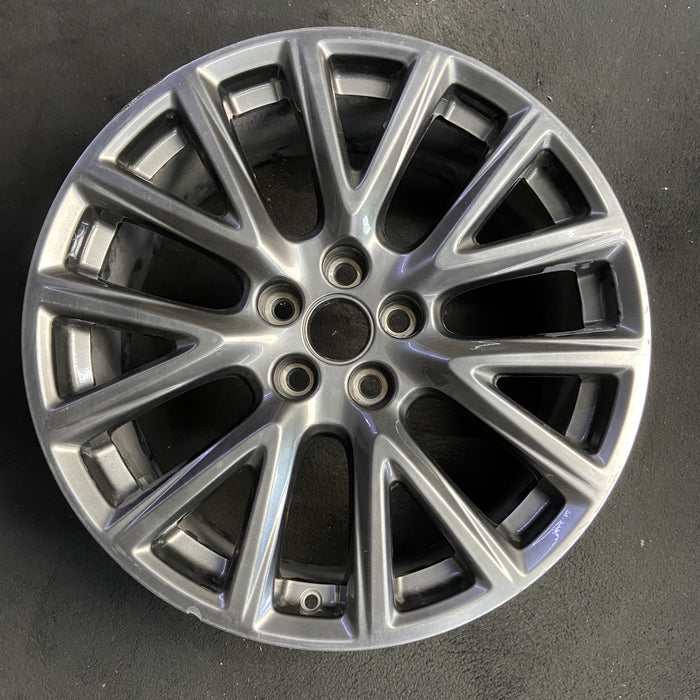 20" XT4 19-20 20x8.5, 7 Y spoke, black metallic Original OEM Wheel Rim - Additional View