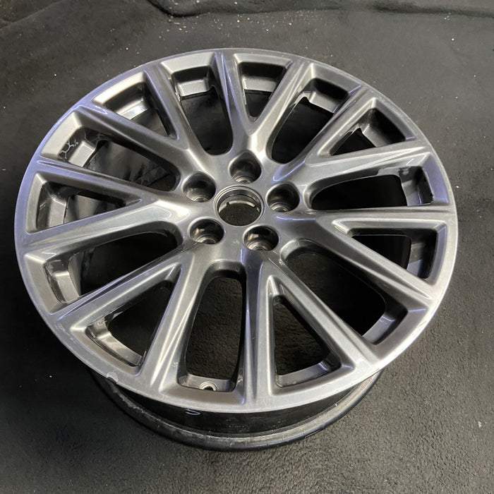 20" XT4 19-20 20x8.5, 7 Y spoke, black metallic Original OEM Wheel Rim - View 7
