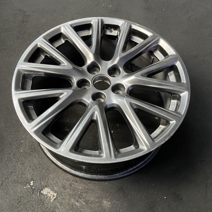 20" XT4 19-20 20x8.5, 7 Y spoke, black metallic Original OEM Wheel Rim - View 8