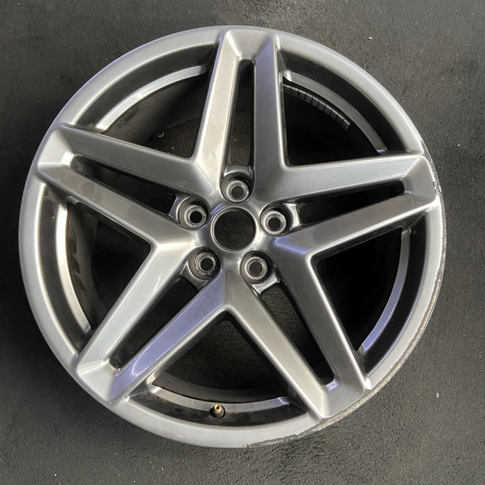 19" MUSTANG 24 19x8.5, , split spoke, silver Original OEM Wheel Rim - Additional View