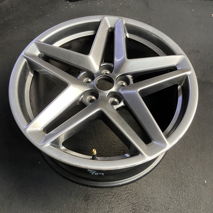 19" MUSTANG 24 19x8.5, , split spoke, silver Original OEM Wheel Rim - View 7