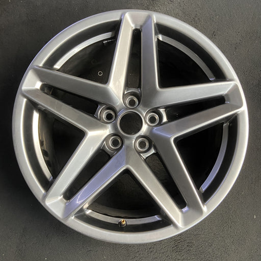 19" MUSTANG 24 19x8.5, , split spoke, silver Original OEM Wheel Rim - Additional View