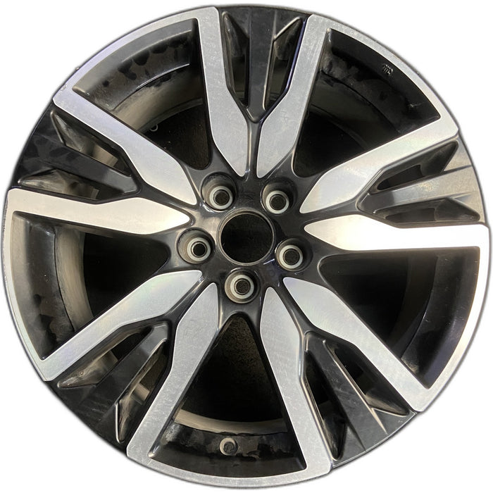 20" PILOT 19-22 20x8 , machined face Original OEM Wheel Rim - Front View