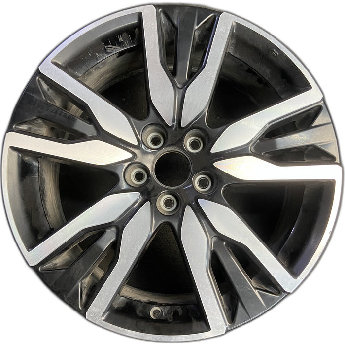 20" PILOT 19-22 20x8 , machined face Original OEM Wheel Rim - Front View